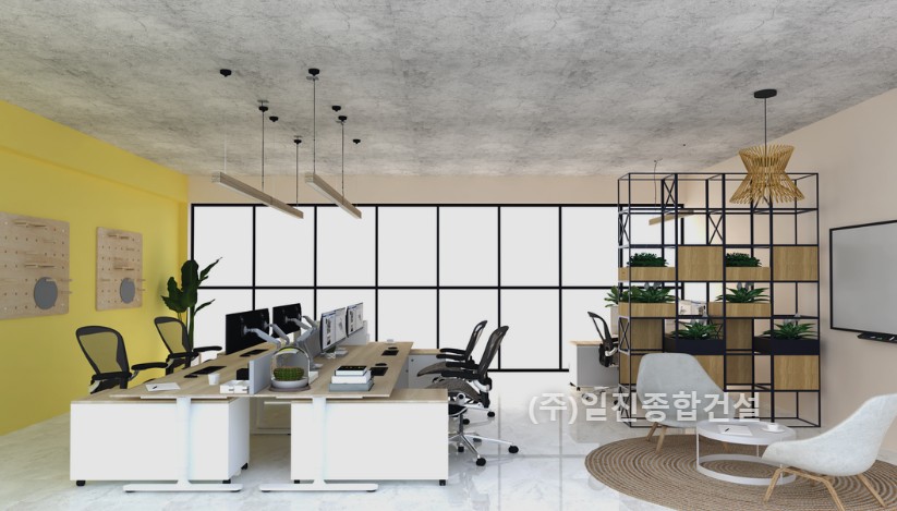 사무공간 인테리어 공사